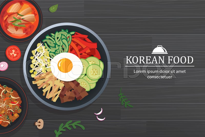 Korean Food Vector