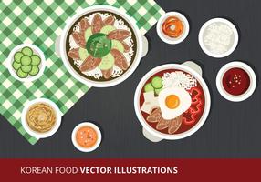 286x200 Korean Food Free Vector Art