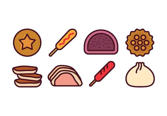 700x490 Korean Food Pattern Vector