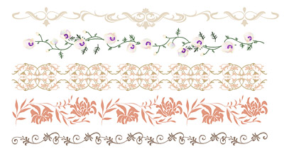 Designer Korean Pattern Background Vector Material Series 400x217 Designer Korean Pattern Background Vector Material Series