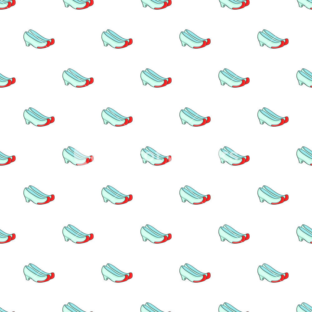 1000x1000 Korean Traditional Shoes Pattern Cartoon Illustration Of Korean
