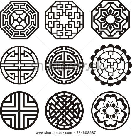 Korean Traditional Symbol Vector Image Tattoo Idea 450x464 Korean Traditional Symbol Vector Image Tattoo Idea