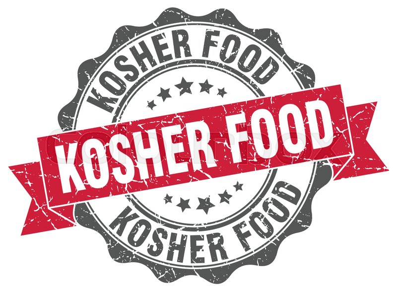 800x586 Kosher Food St Sign Seal Stock Vector Colourbox