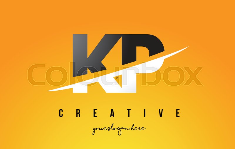 800x508 Kp K P Letter Modern Logo Design With Stock Vector Colourbox