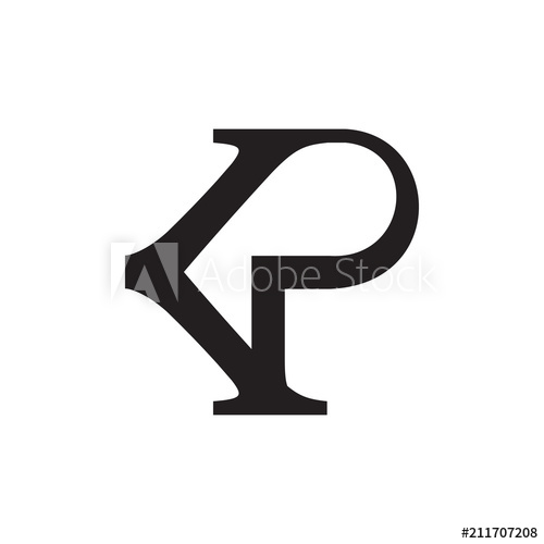 500x500 Linked Kp Logo Letter Design