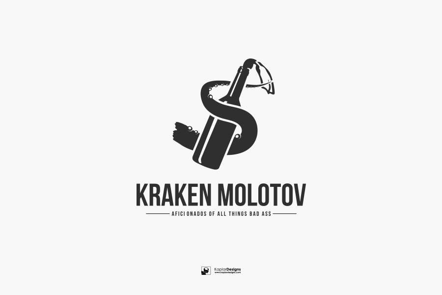 900x600 Kraken Molotov Original Vector Logo Concept