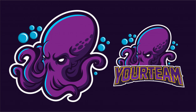 626x359 Kraken Mascot Logo Design Vector Premium Download