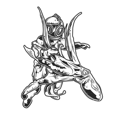 400x400 Page Kraken On Curated Vector Illustrations, Stock Royalty Free