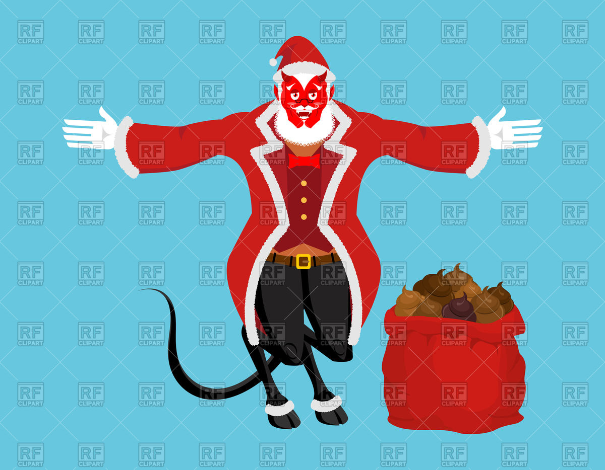1200x934 Krampus Satan Demon Santa Vector Image Of Conceptual Popaukropa
