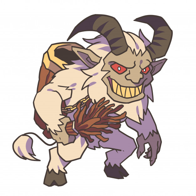 626x626 Krampus Vector Premium Download