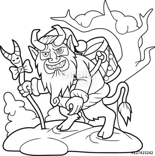 496x500 Krampus Stock Image And Royalty Free Vector