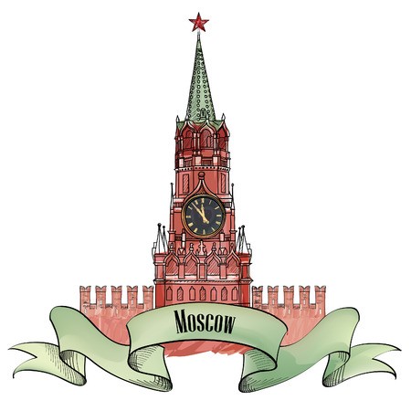 450x450 Vector Of Moscow City Symbol Spasskaya