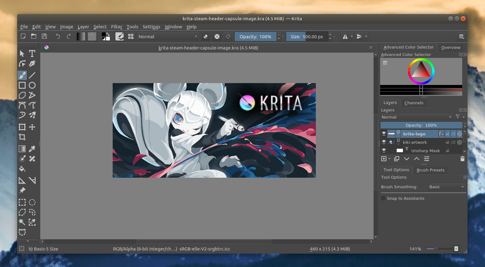 1554x858 Free Painting Software Krita Released With New Reference