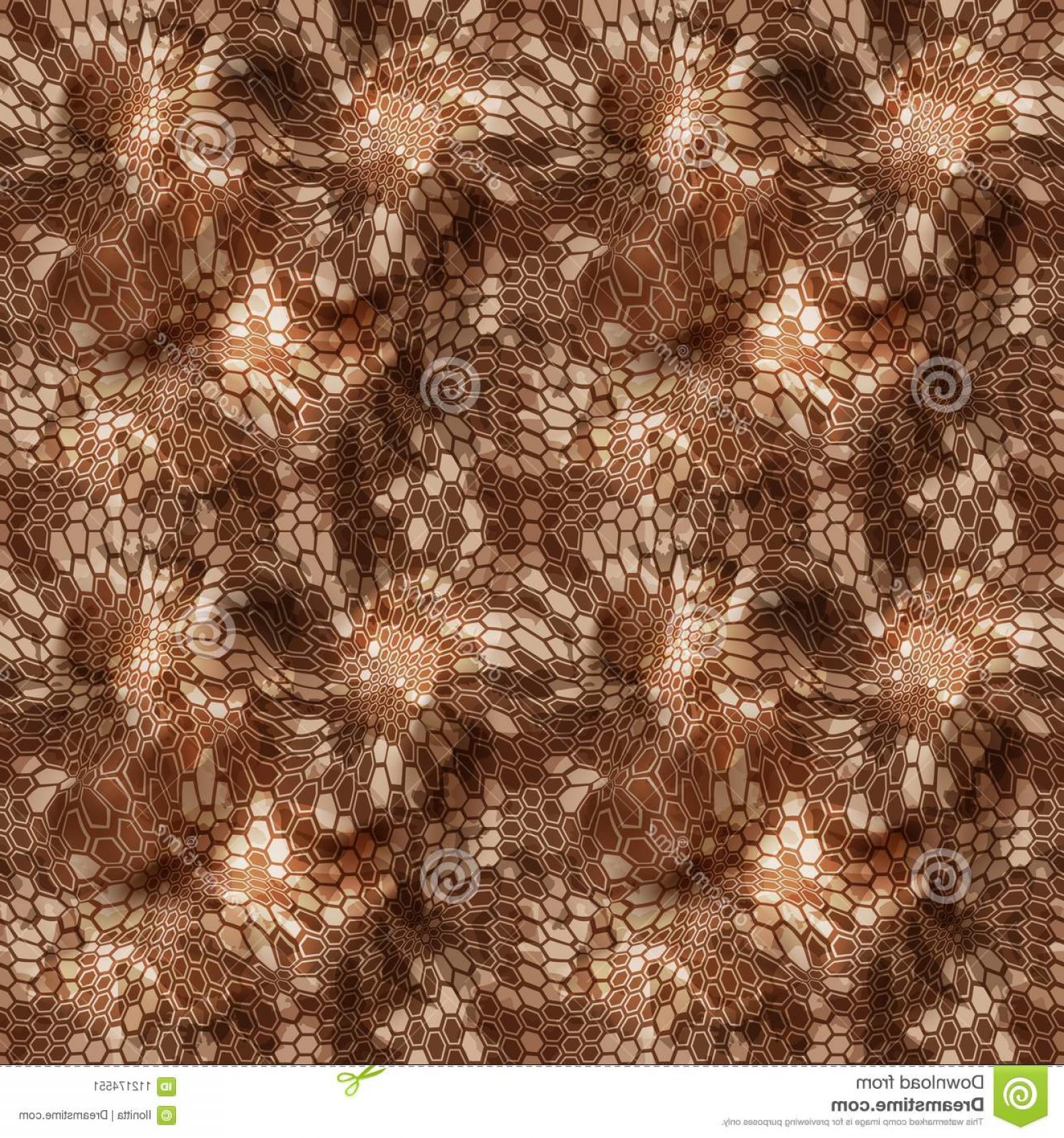 1560x1668 Hexagonal Brown Camouflage Seamless Patttern Abstract Geometric