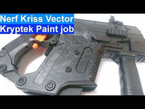 480x360 Nerf Kriss Vector Paint Job Tutorial Worker Parts Kryptek