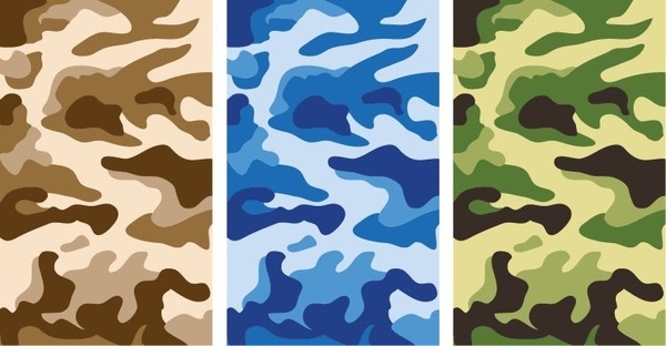 600x312 Camouflage Free Vector Download