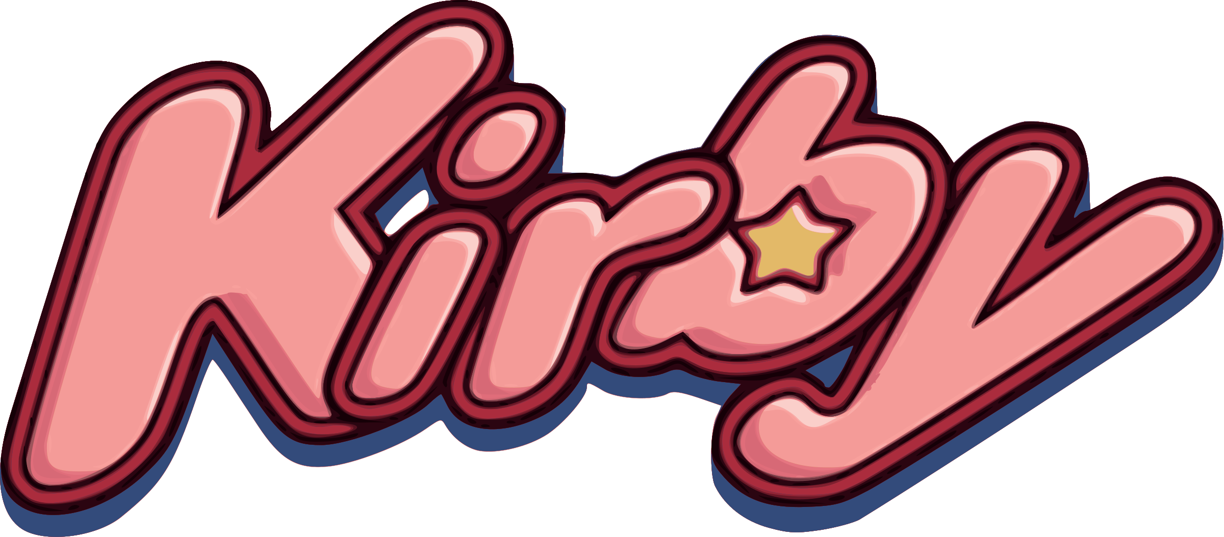 2400x1054 Kirby Logo Png Transparent Vector