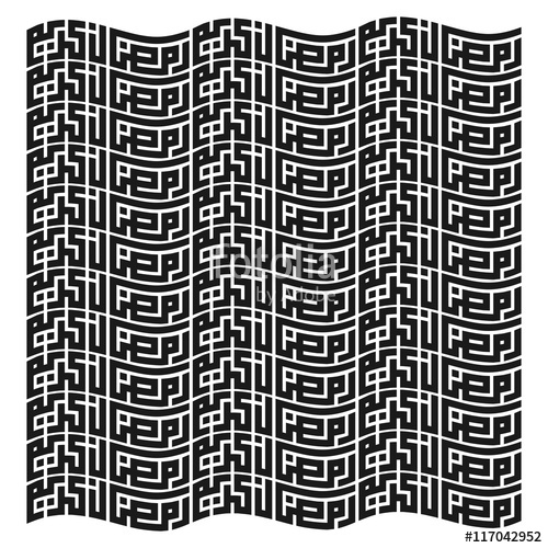 500x500 Ramadan Kareem Background Vector Greetings In Arabic Kufi Stock