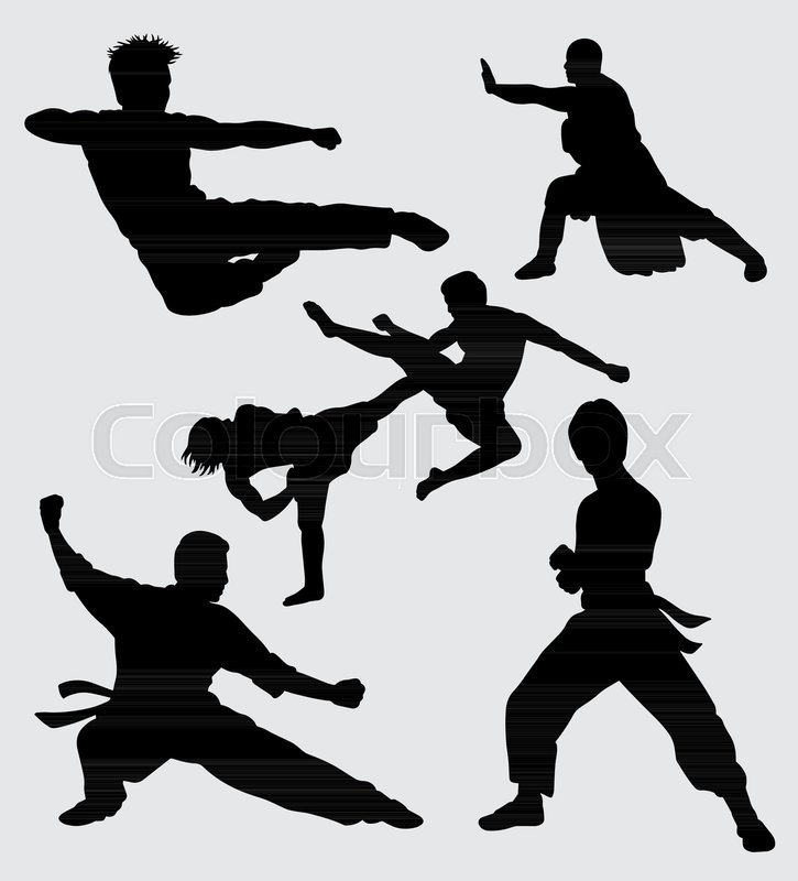 725x800 Kung Fu Fight And Martial Art Stock Vector Colourbox