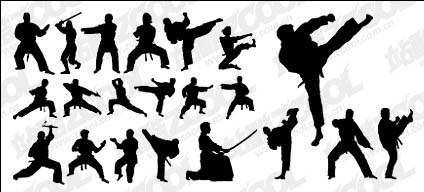 424x192 Kung Fu Vector Free Vector Download