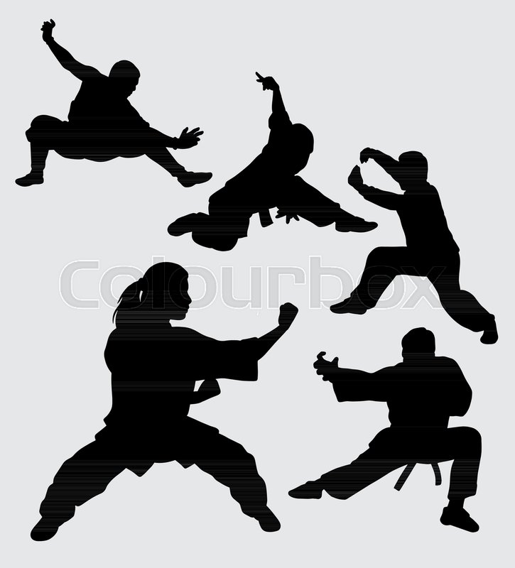 725x800 Martial Art And Kungfu Sport Stock Vector Colourbox