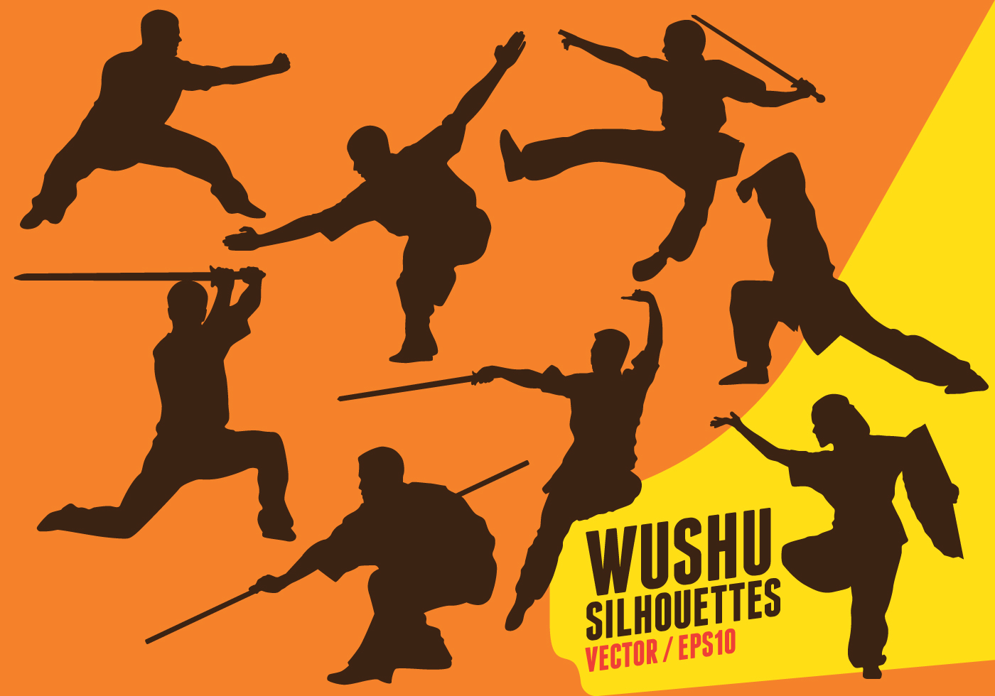 1400x980 Wushu Logo Free Vector Art