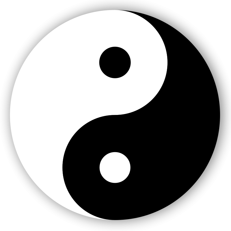 800x800 Free Clipart Yin Yang Symbol Cinemacookie