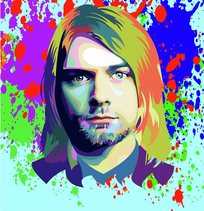 Kurt Cobain Vector at Vectorified.com | Collection of Kurt Cobain ...