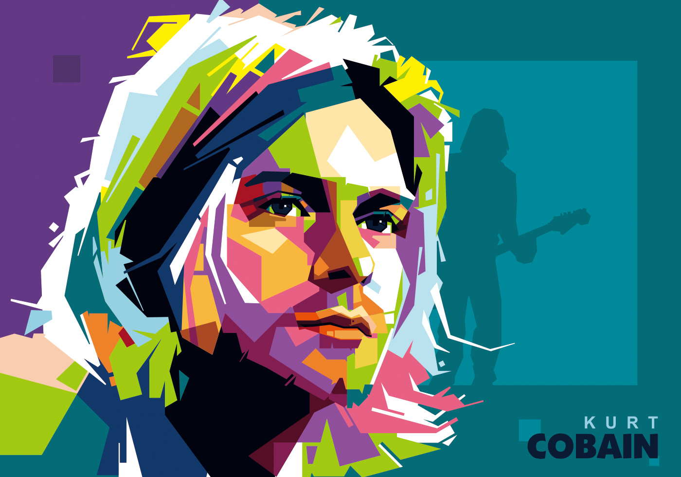 Kurt Cobain Vector at Vectorified.com | Collection of Kurt Cobain ...