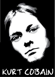 215x300 Kurt Cobain Logo Vector