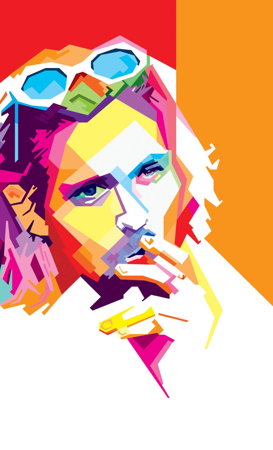 900x1482 Kurt Cobain Vector Milo