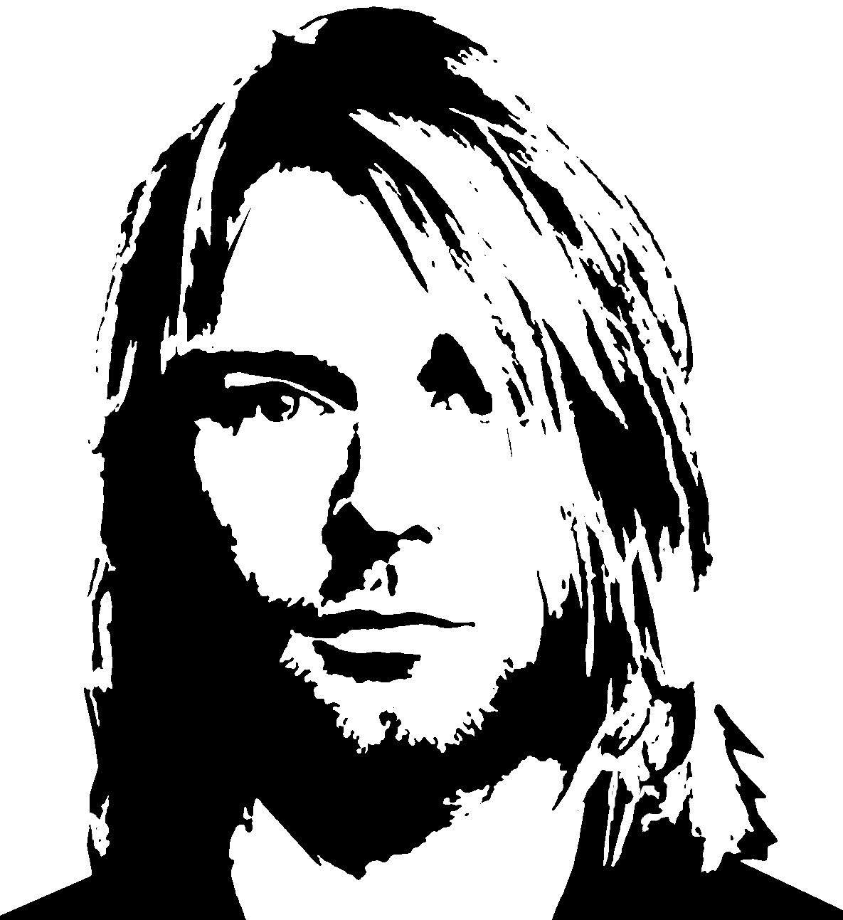 Kurt Cobain Vector at Vectorified.com | Collection of Kurt Cobain ...