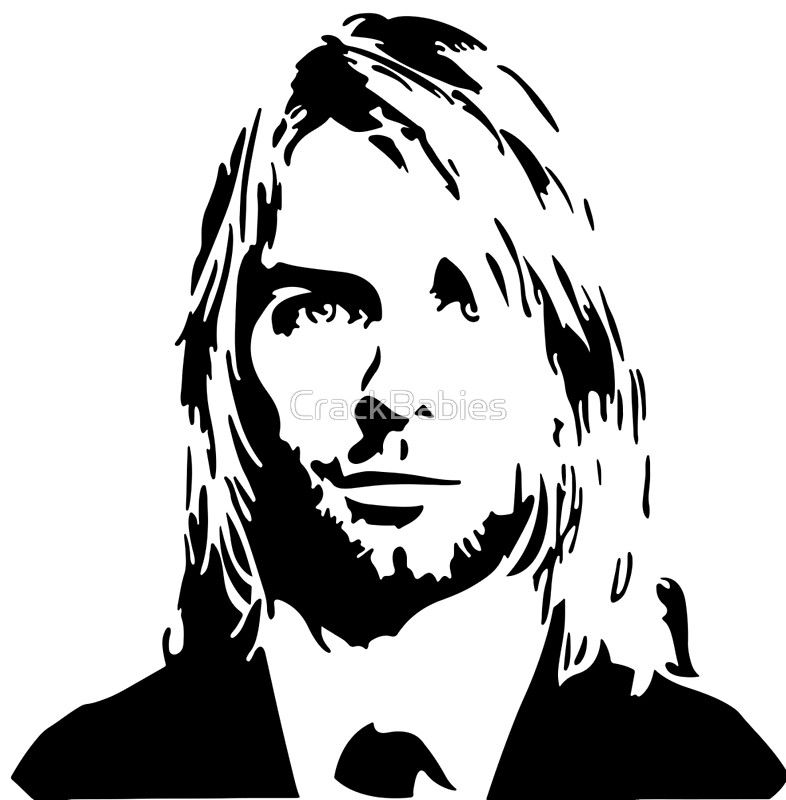 Kurt Cobain Vector at Vectorified.com | Collection of Kurt Cobain ...