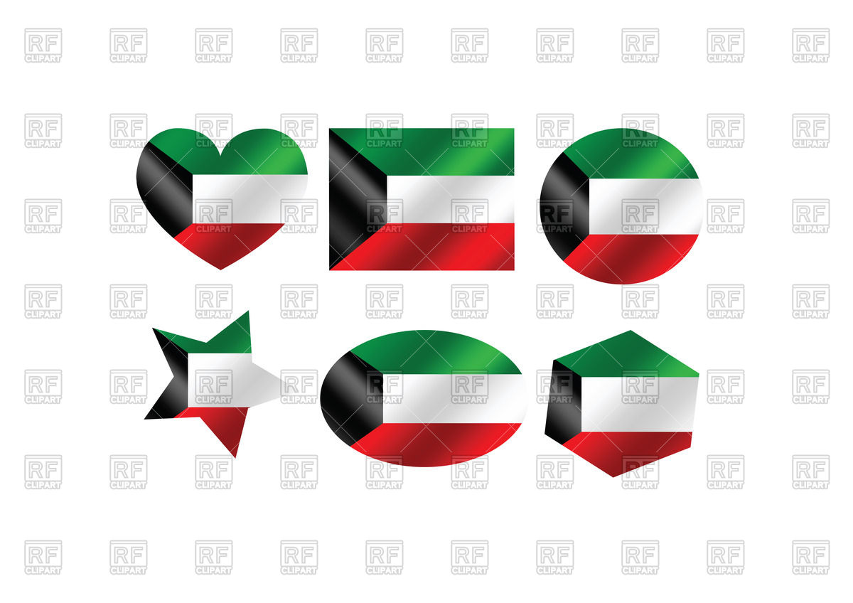 1200x848 Design Elements With Kuwait Flag Vector Image Of Signs, Symbols