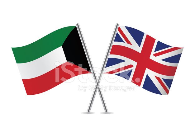 626x440 Kuwait And British Stock Vector