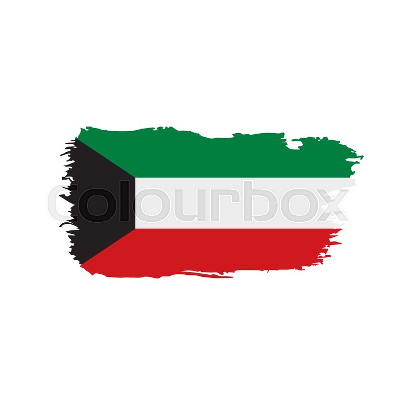 800x800 Kuwait Flag, Vector Illustration On A Stock Vector Colourbox
