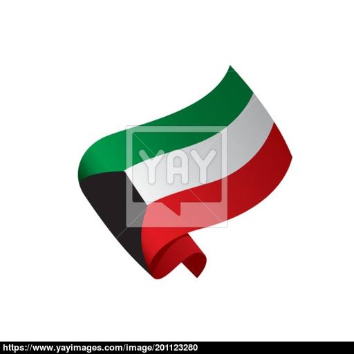 512x512 Kuwait Flag, Vector Illustration Vector