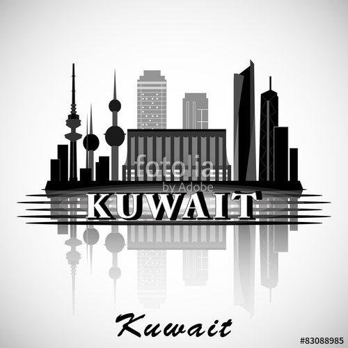 500x500 Modern Kuwait City Skyline Design Stock Image And Royalty Free