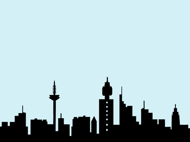 646x484 Free Download Of Frankfurt Skyline Vector Graphic