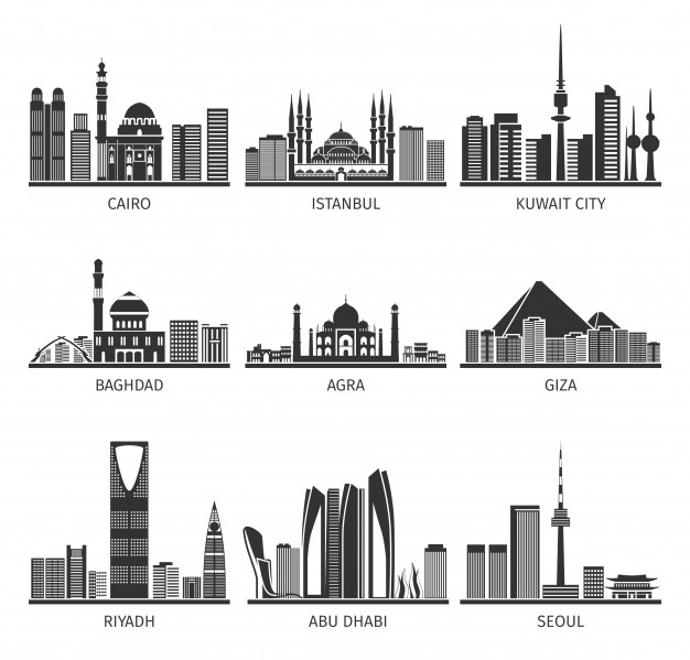 626x599 Kuwait City Vectors, Photos And Free Download