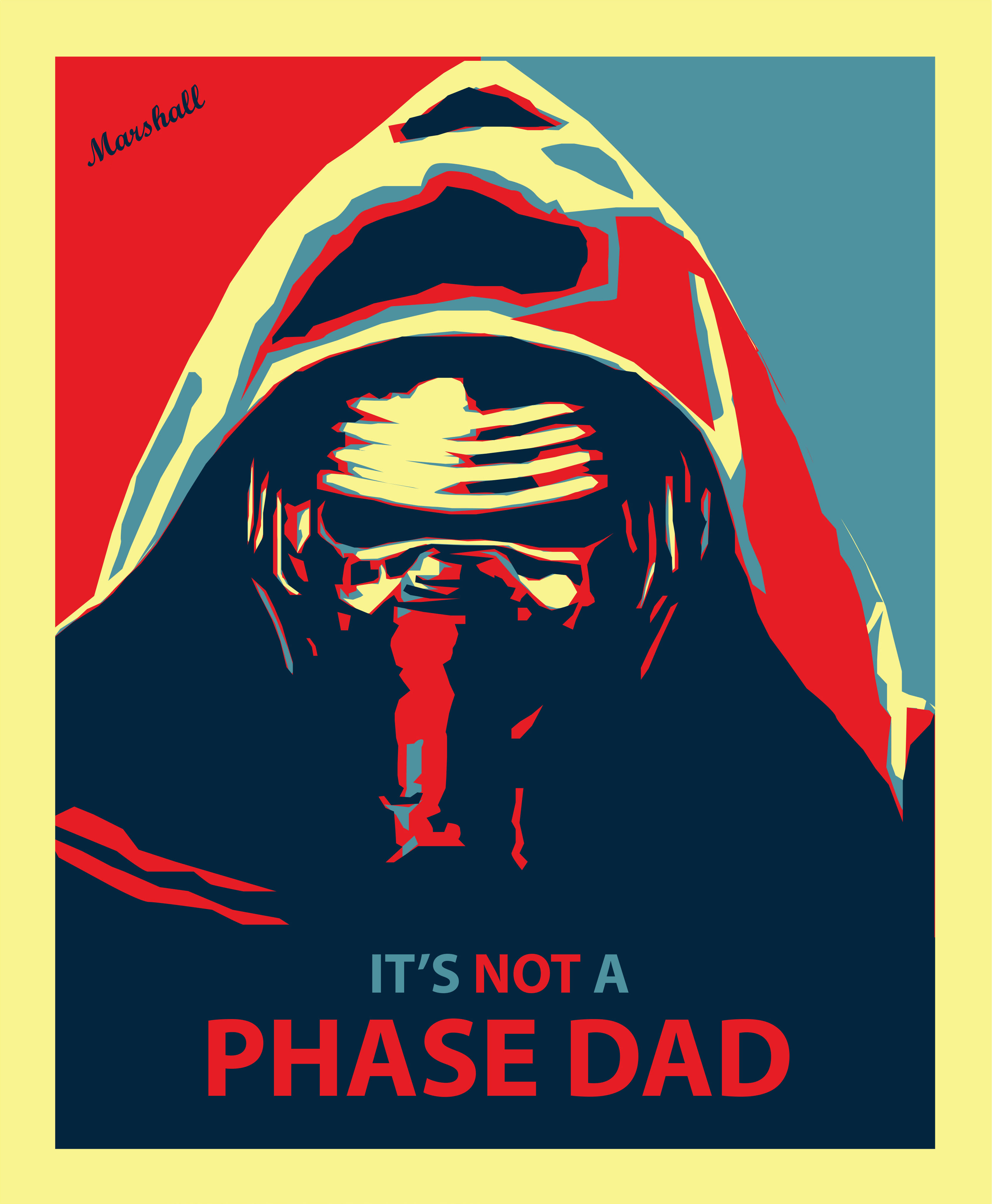 Kylo Ren Redlue Vector Poster Marshall's It Artwork 3375x4095 Kylo Ren Redlue Vector Poster Marshall's It Artwork