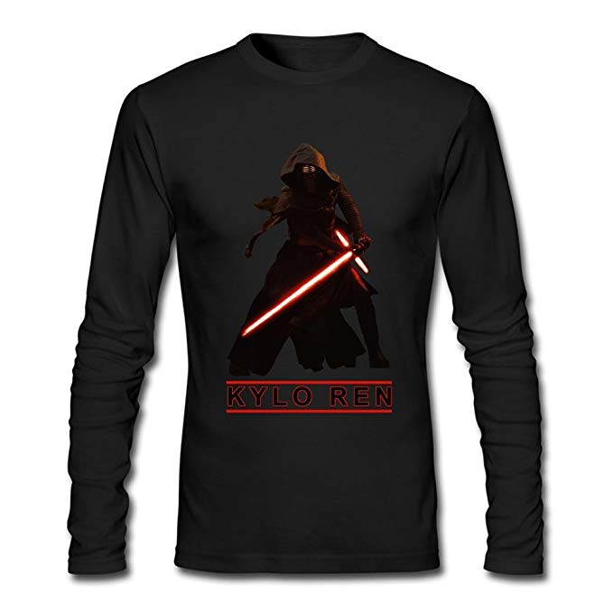 Wanon Men's Designer Kylo Ren Vector Cotton Long Sleeve Tee Shirt 679x679 Wanon Men's Designer Kylo Ren Vector Cotton Long Sleeve Tee Shirt
