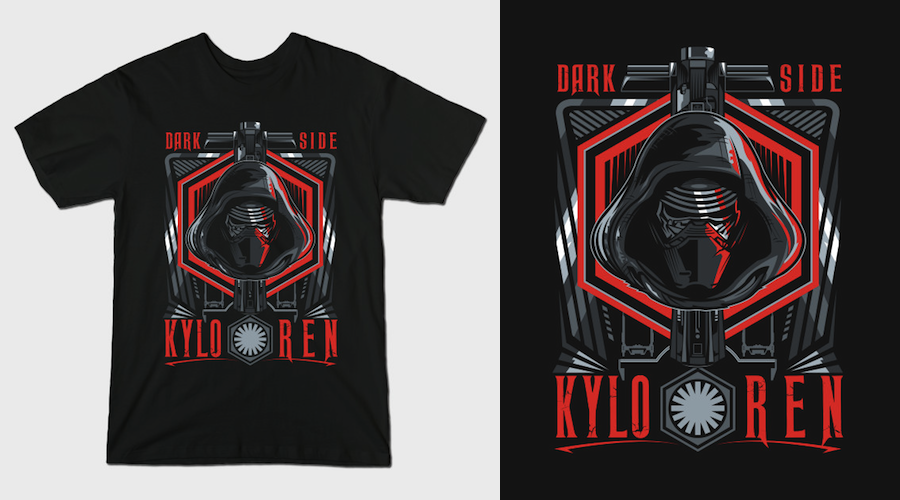 Black Dark Side Star Wars T Shirts Byalienbiker 900x500 Black Dark Side Star Wars T Shirts Byalienbiker