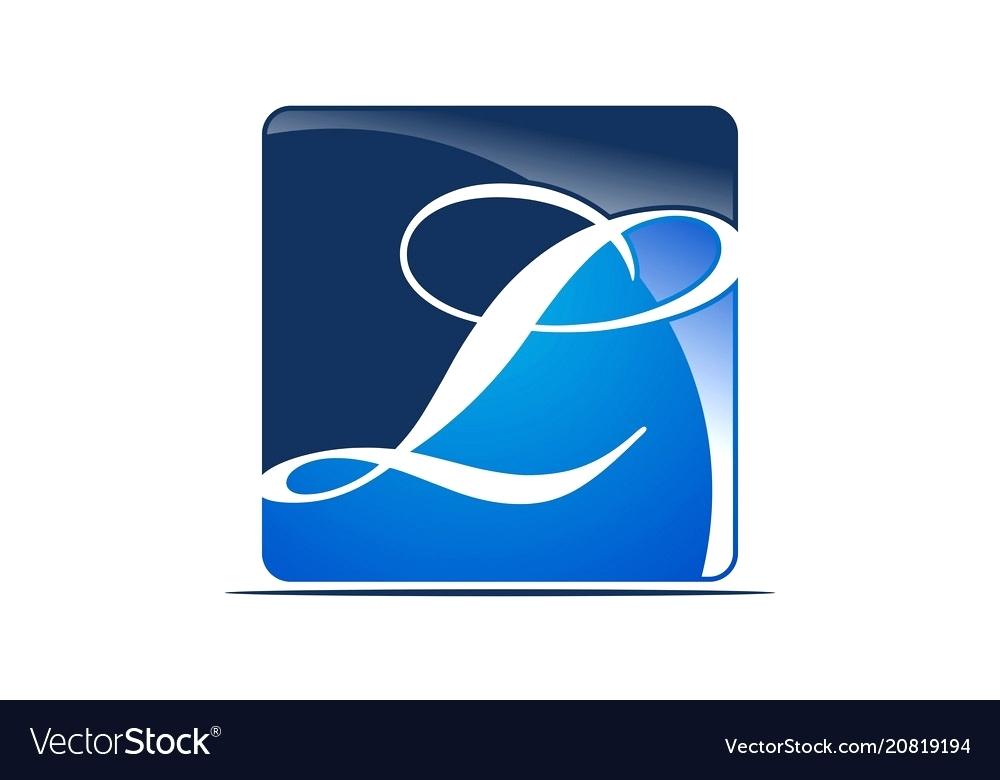 1000x780 Letter L Vector Template Word