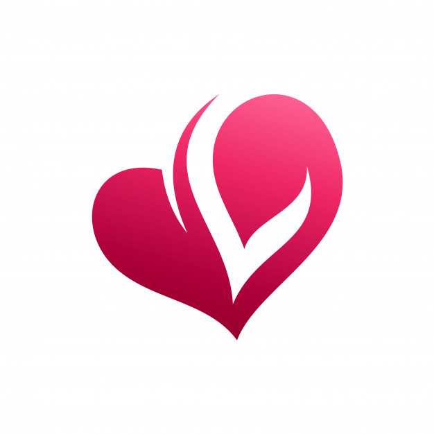 626x626 Heart Letter L Initial Logo Vector Premium Download