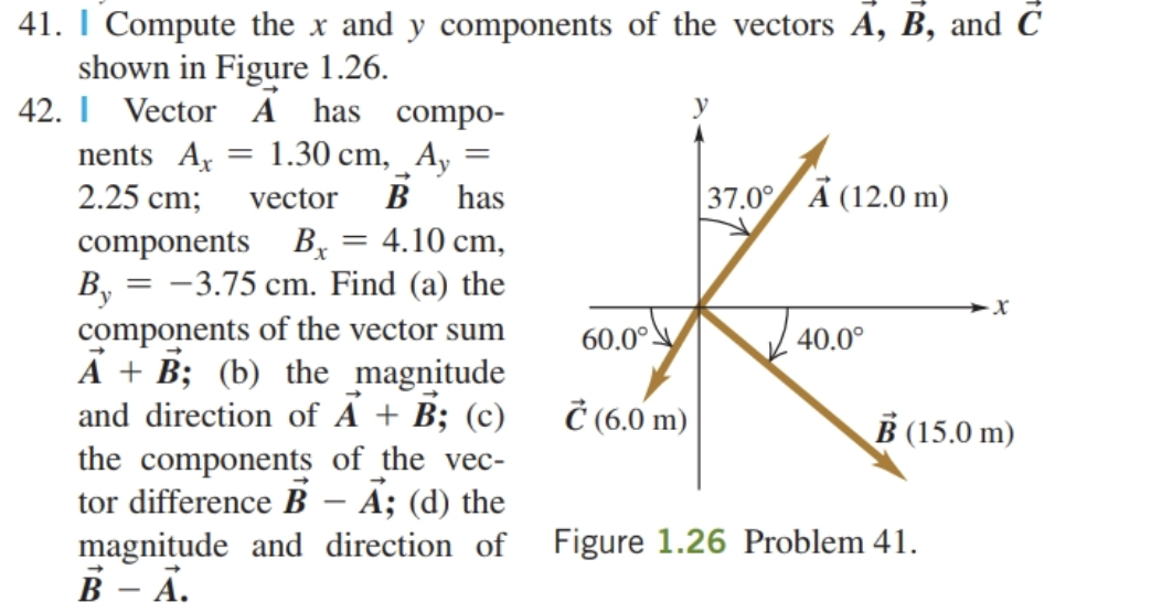 1062x556 I Compute The X And Y Components Of The Vector