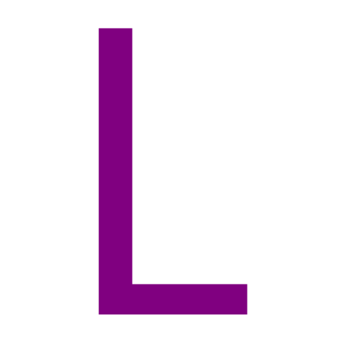 512x512 Letter L Vector Png