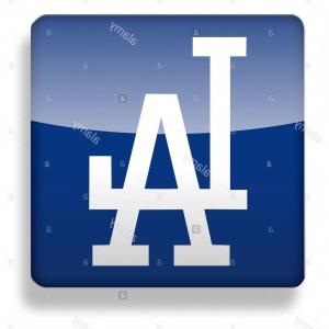 300x300 Los Angeles Dodgers Logo Dxf Cultracing