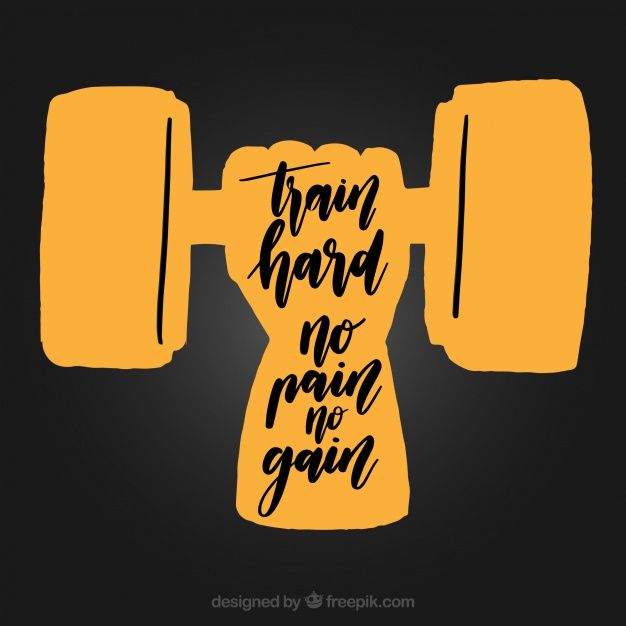626x626 Fondo De Crossfit Con Frase Vector Gratis Treino Gym Workouts