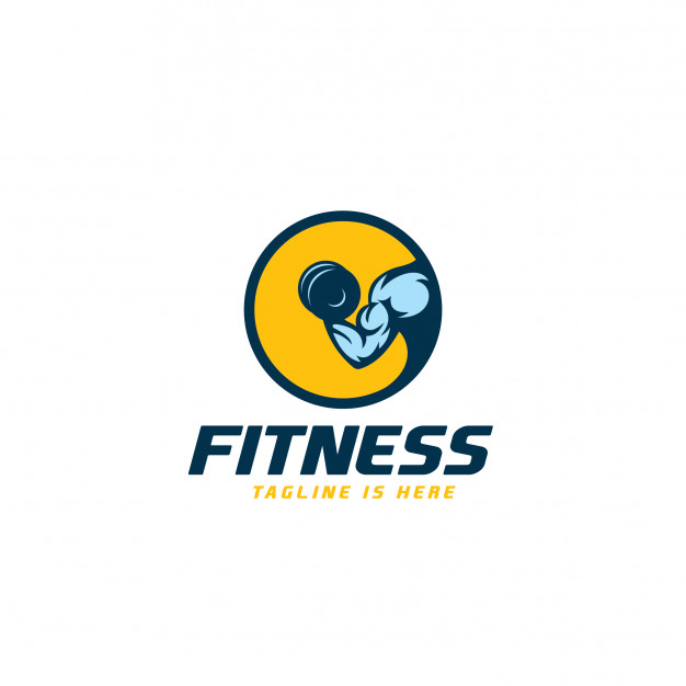 626x626 Physical Fitness Logo Vector Premium Download